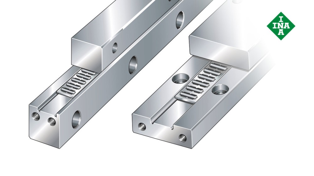 Schaeffler lineer kılavuzları: İğneli makaralı düz kafesli J/S kılavuz yolları