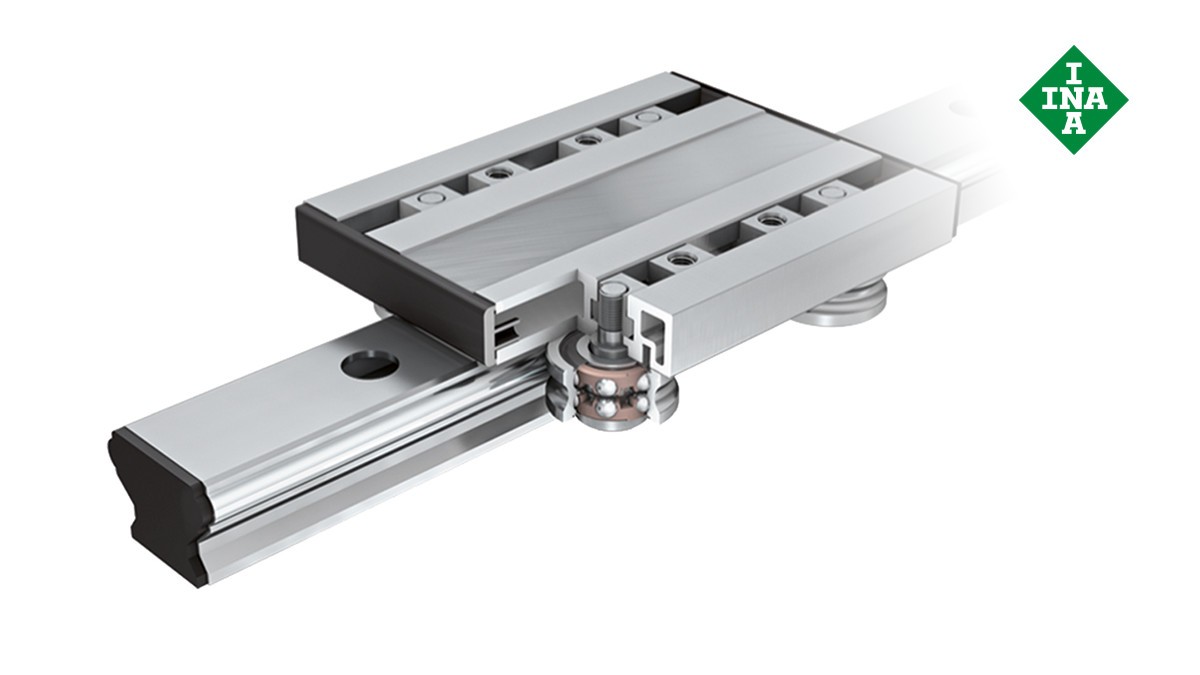 Schaeffler lineer kılavuzları: Palet makaralı kılavuz sistemleri