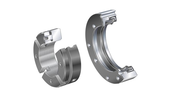 Schaeffler makaralı rulmanlar ve düz rulmanlar: Keçe taşıyıcı grupları / Hassas kilitleme somunları